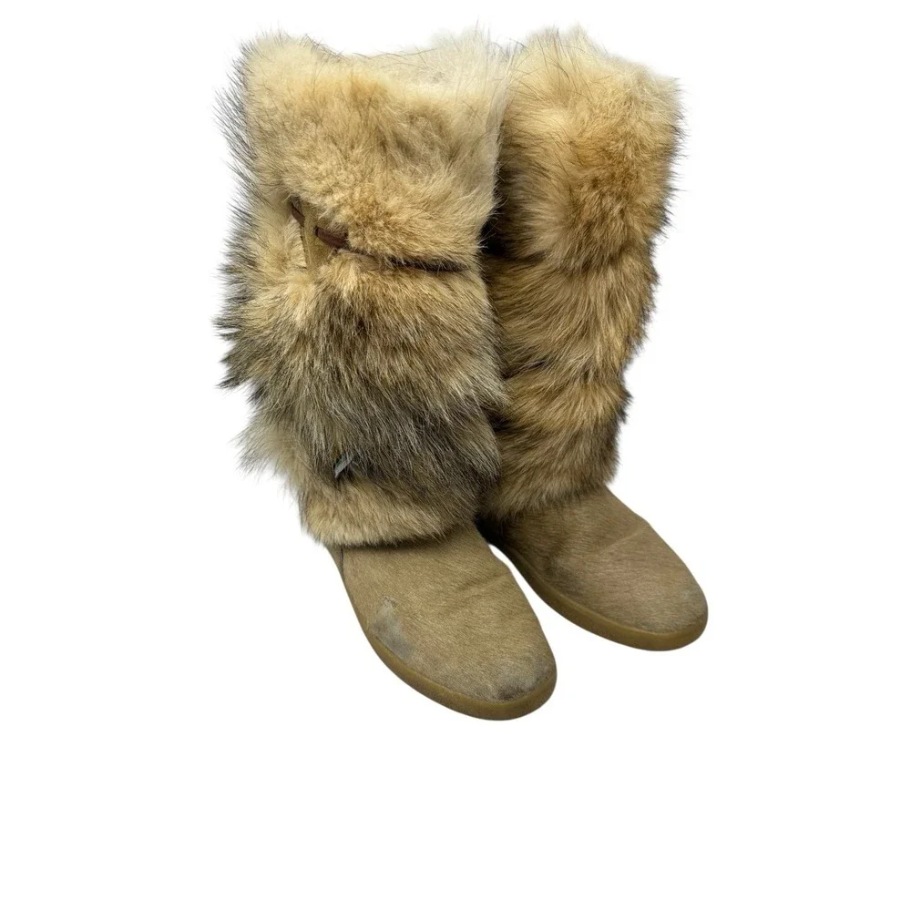 Pajar 🤑Canada Genuine 🔥real Fur Tundra Snow Boots Insulated Luxury 37/6.5 $425